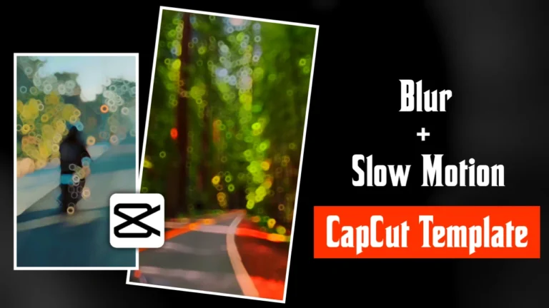 Slow Motion CapCut Template Preset